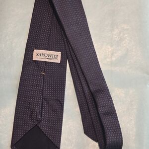 Classic Dark Blue Men's Tie